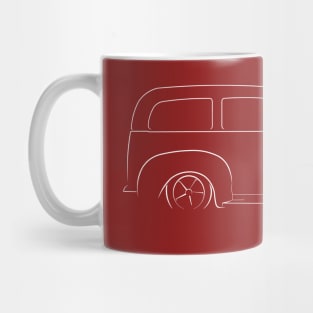 Chevrolet Suburban - profile stencil, white Mug